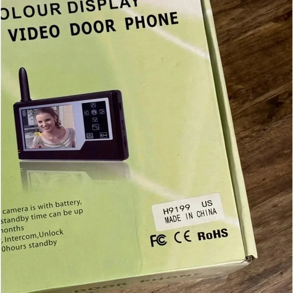 💥Wireless Video Door Phone Intercom/Door Bell Digital/2 Color Monitors/Security - Picture 14 of 15